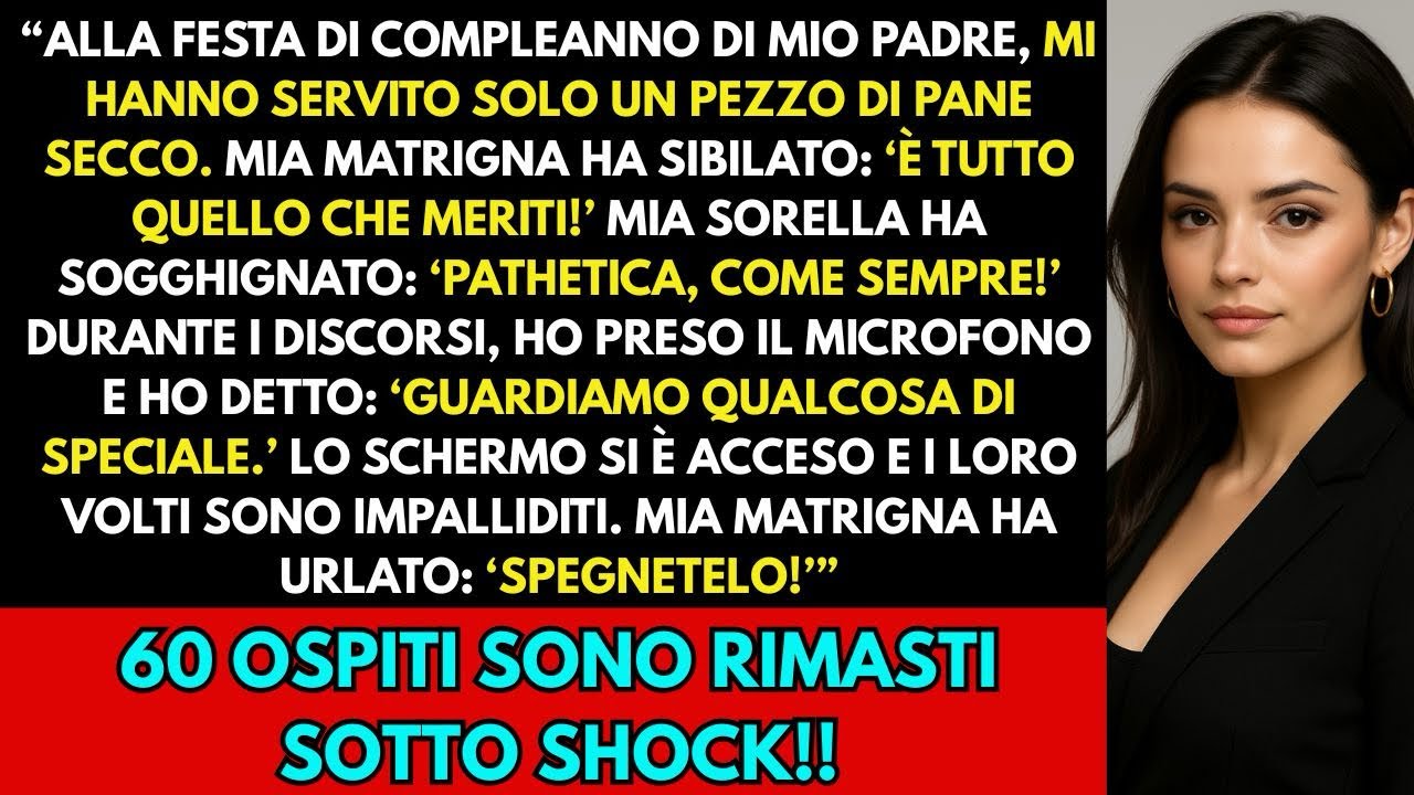 Alla Festa di Famiglia Mi Hanno Servito Solo Pane Secco… Poi Ho Mostrato un Video Shock!