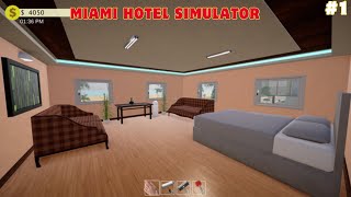 Miami Hotel Simulator - new Simulation game in 2024 (No Commentary)