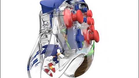 PDP REALMz Sonic Green Hill Wired Controller