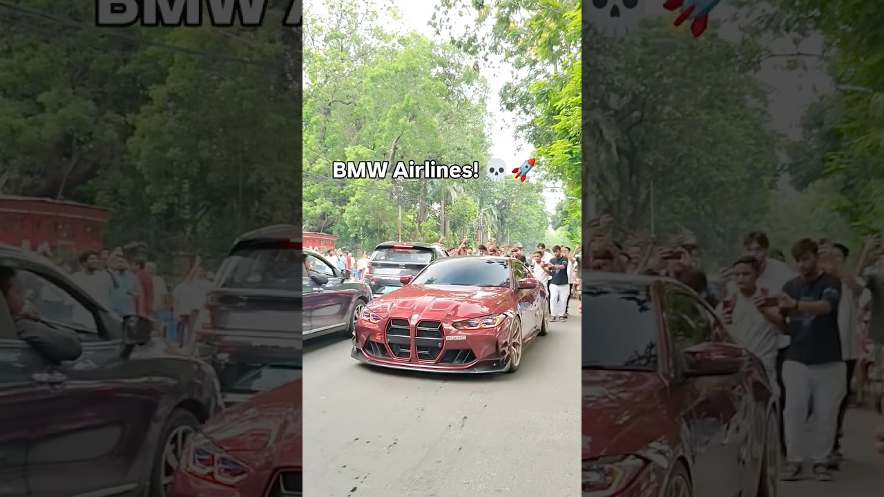 BMW m4 blasting crazy launch! #supercar #india
