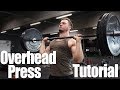 Überkopfdrücken | Schulterdrücken | Overhead Press - Technik und Ausführung