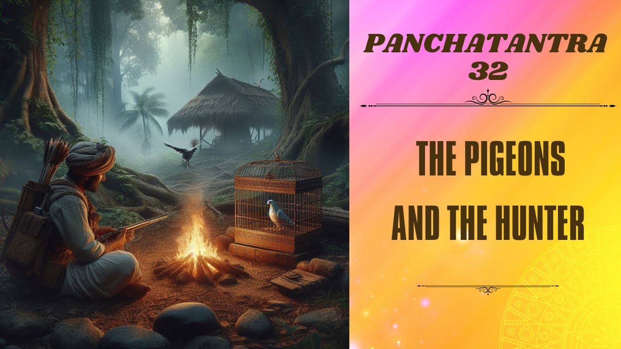 Panchatantra - 32 | The Pigeon and the Hunter | Moral stories for kids ...