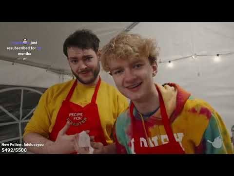 Recipe For Disaster ft  Tommy, James, Awesamdude & Freddie + Billzo Wine Cam -Tubbo Vod