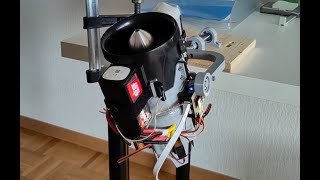 Thrust vectoring drone bench tests Wealth