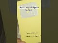 unboxing mini play button #unboxing