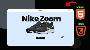 Nike Shoes Landing Page with HTML & CSS | Full Tutorial 🚀