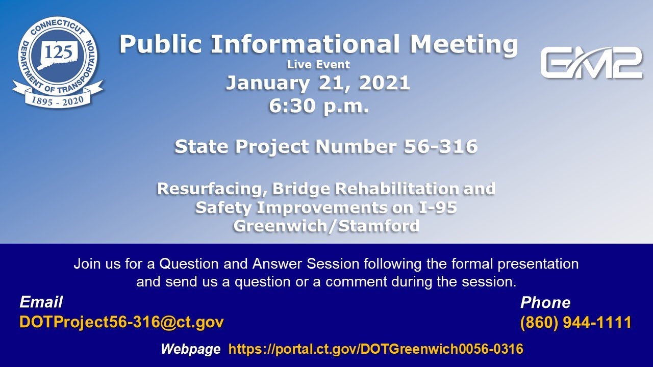 CT DOT VPIM Greenwich/Stamford Proj. 56316, I95 Resurfacing, Bridge