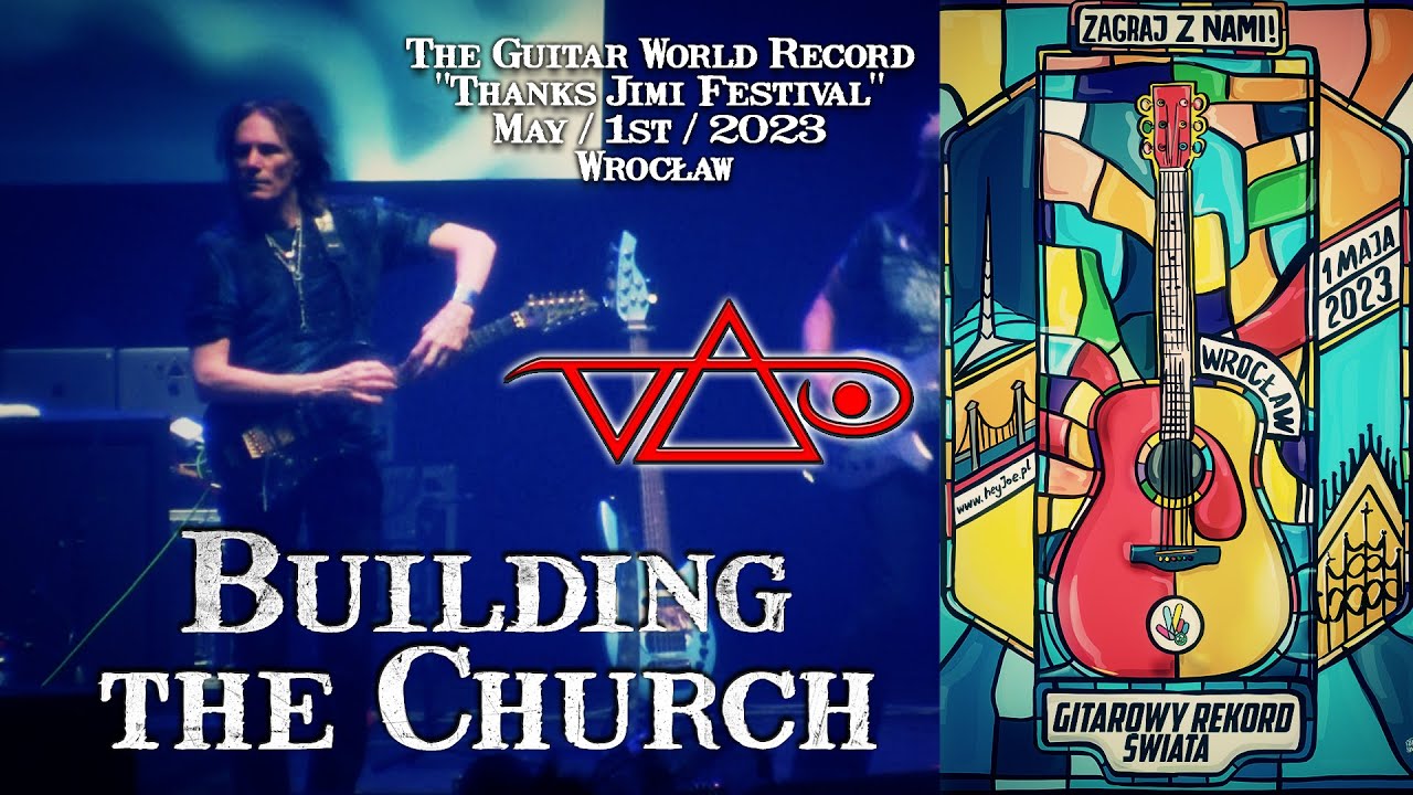 STEVE VAI Building the Church (The Guitar World Record) Wrocław