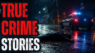 True Crime Stories for Sleep With Rain Sound   Black Screen   Vol 18