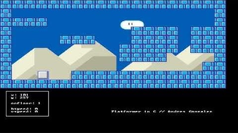 (open source) C basic platformer with Allegro DevC++