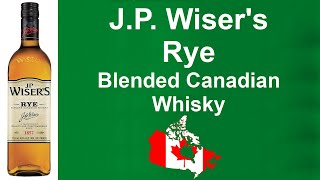 J.P. Wiser's Rye Blended Canadian Whisky Review by WhiskyJason J.P. Wiser's Rye Blended Canadian Whisky Review by WhiskyJason