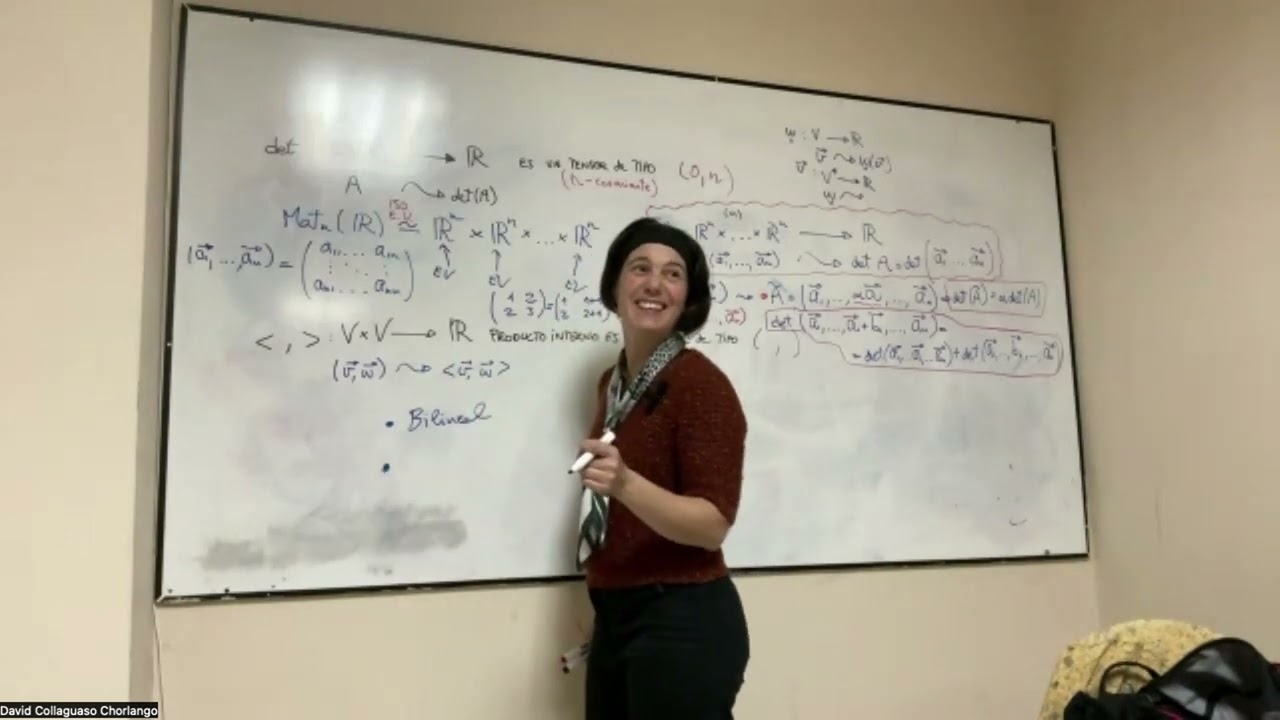 Curso: Cálculo tensorial en variedades diferenciables (Clase N° 2) - Dra. Oihane F. Blanco, Ph.D.