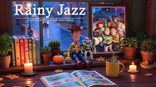 🌧️Rainy Pixar Disney Jazz Cafe ☕ OST Movie Slow Jazz Music with Rain Sound for Work, Study and Relax screenshot 5