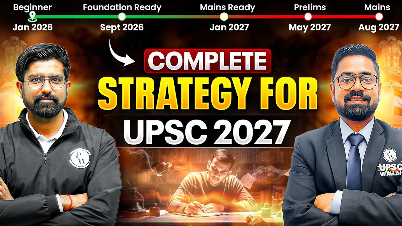 UPSC 2027 Strategy | 18 Months Smart Study Plan For IAS Aspirants🔥 ...