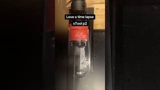 XTool p2 laser engraving glass #xtool #xtoolp2 #co2laserengraving #laserengraving #lasermachine