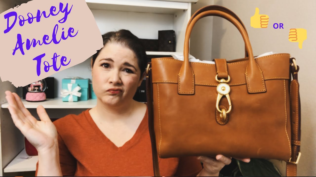 Dooney Amelie Tote | Review, What Fits, & Why I'm Returning! #Dooney ...