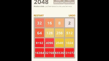 2048 Game Record - Highest Score 3.8M - 131072 Tile High Score