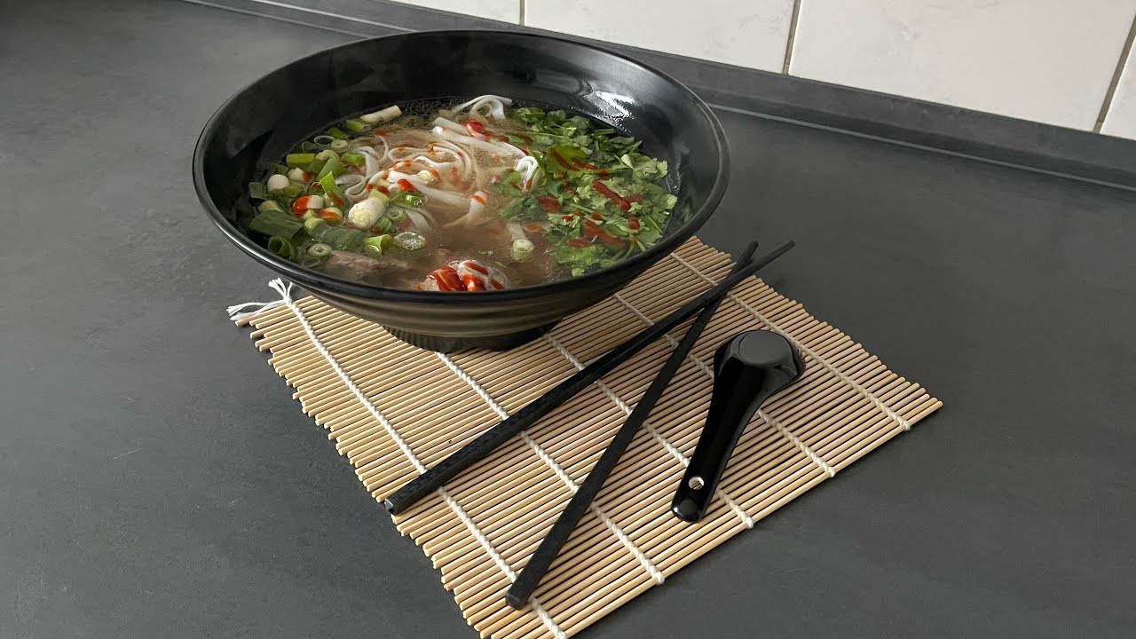 Pho Suppe Brühe einfaches Rezept 