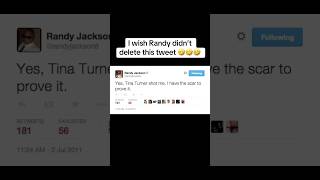 I wish Randy didn’t delete this tweet 🤣🤣🤣 #randyjackson #tinaturner