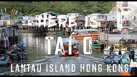 Here is Tai O, Lantau Island, Hong Kong fishing village with houses build on stilts