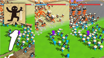 Clash Commander: My Mini Army Gameplay Walkthrough #1 (Android, IOS)