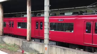 【更新前も更新後もイイ音】名鉄3500系　3517F（機器更新車）普通　岩倉行き　金山駅発車　他3500系2本