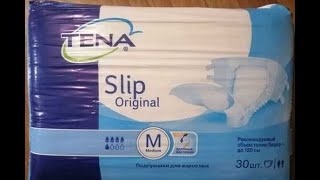 Эксперимент: впитываемость TENA SLIP Original