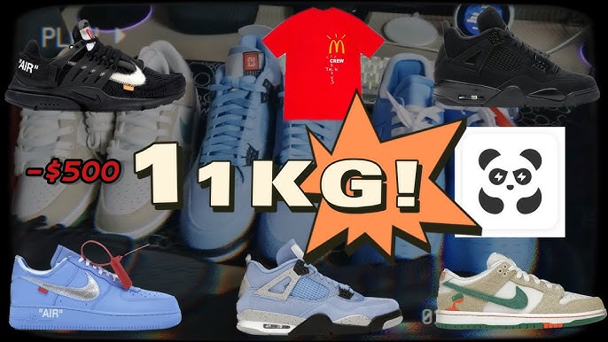 PandaBuy 4kg haul [Supreme, LV, Nike, Adidas] with QC, prices n