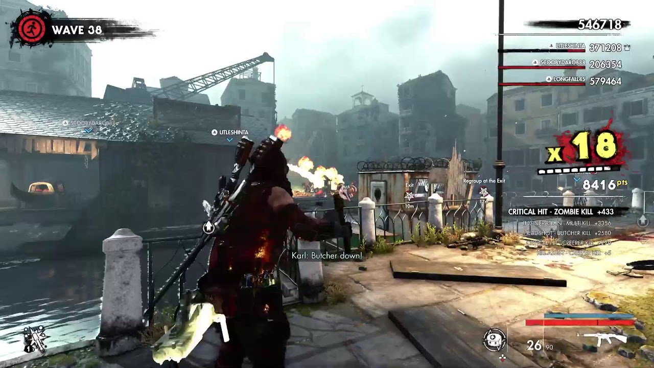 Horde Mode Hard /  Nightmare  The Horseman of the apocalypse team VS Dead in the water /