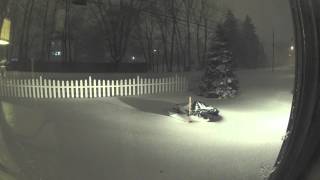 Blizzard Nemo February 8-9 2013 Time-Lapse