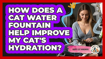 How Does A Cat Water Fountain Help Improve My Cat