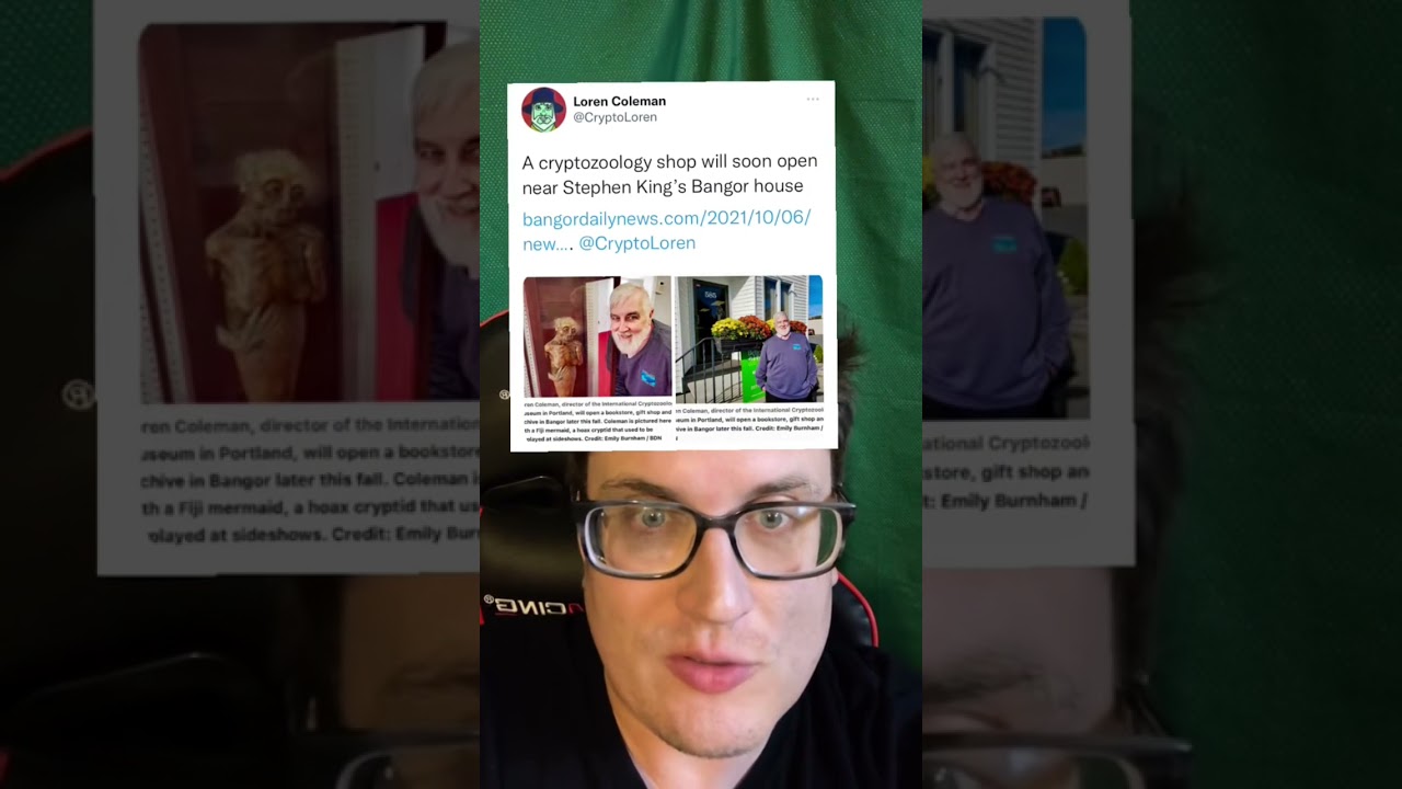 Cryptozoology News: Loren Coleman announces a new cryptid archive in Maine