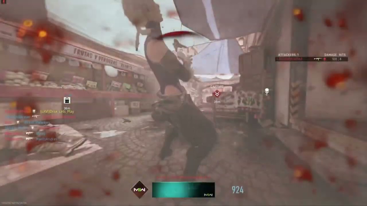 Modern Warfare 2 Gameplay # 3130 Hardpoint on Mercado Las Almas using the Tempus Razorback