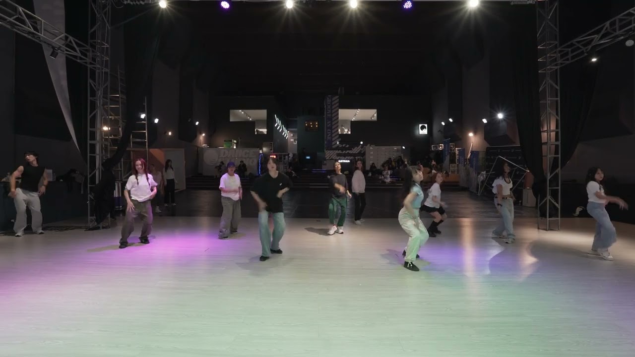 Taking Kristie Dance class at o2 studio.