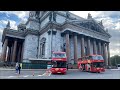 Red Double Decker Tour. St Petersburg, Russia. Live