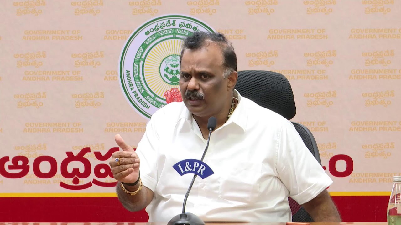 Press Conference by Sri Anagani Satya Prasad, Hon'ble Minister for Revenue & Registration and Stamps