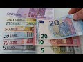 Euro banknotes old vs new