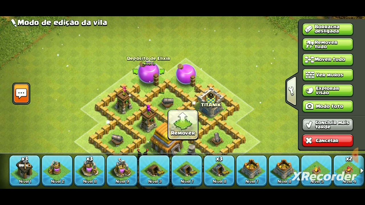 layout de CV 5 brabo, Clash of clãs