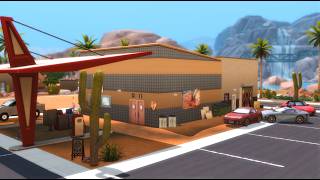 Silver Rocket Service Station - Strangetown PSP | Sims 4 Re-remake