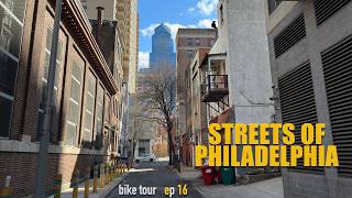 Streets of Philadelphia: Old city to Center city | Bike tour | Episode 16 | 4K | Pennsylvania