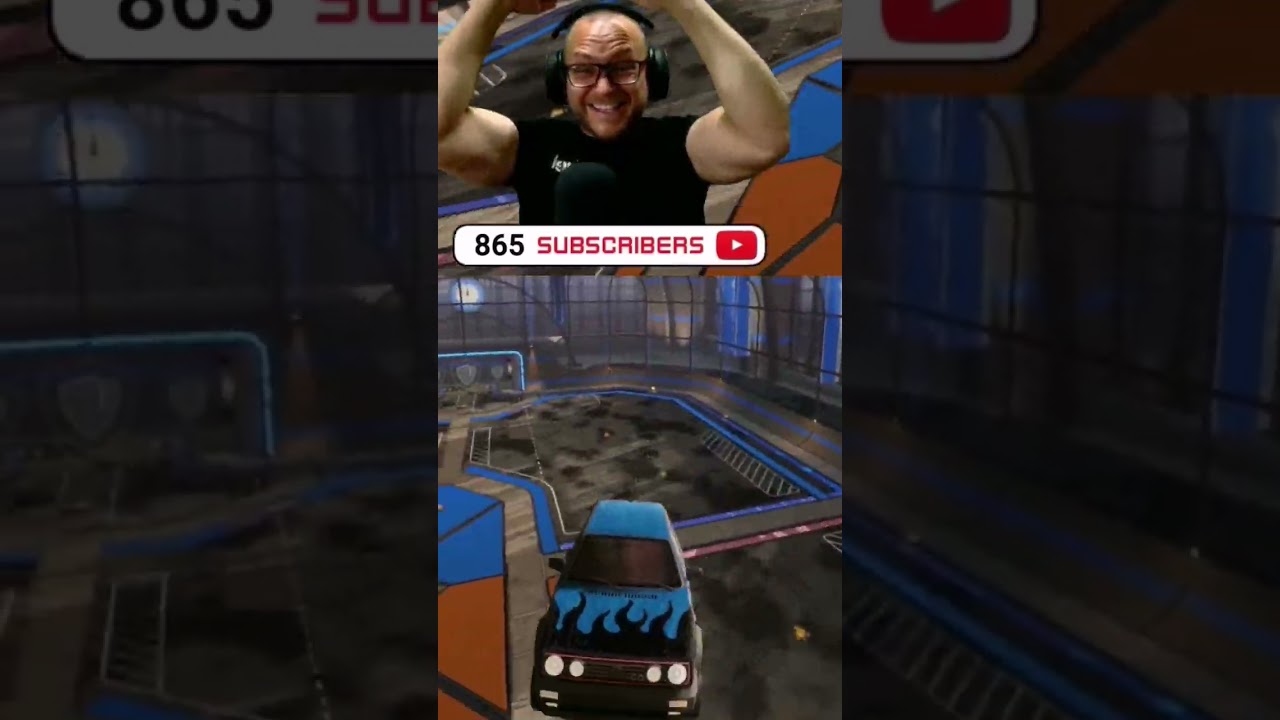 My 1st goal ⚽ in Rocket League Live On Stream 