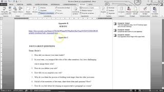 Page Breaks Before an Appendix