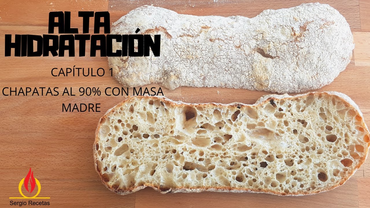 PAN FÁCIL CHAPATA CASERA CON MASA MADRE paso a paso. MASAS DE ALTA