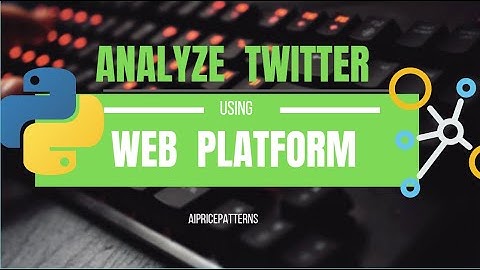 Twitter Analysis Using Deep Learning. Web Platform