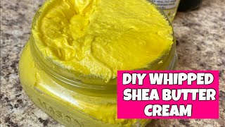 Homemade Whipped Shea Butter Cream For Maximum Moisture 3C - 4C Hair Makayla Trenea