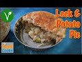 Leek  potato pie