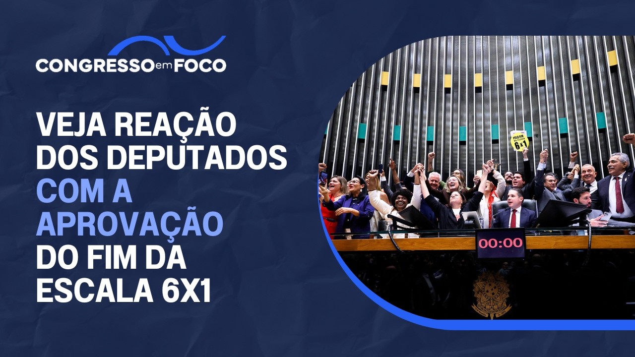 Veja reação dos deputados com a aprovação do fim da escala 6x1 Veja reação dos deputados com a aprovação do fim da escala 6x1