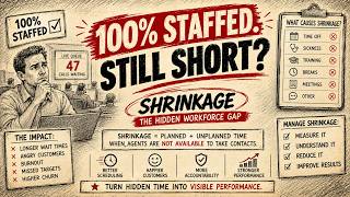 Shrinkage Explained | Why Fully Staffed Doesn't Mean Available