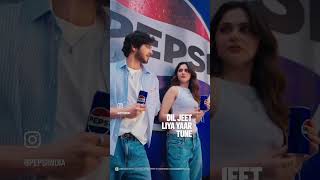 OH GODDD STOP BEUNG SO CUTE AHAANII!!! 💙😭 #ahaanpanday #aneetpadda #ahneet #pepsi #saiyaara