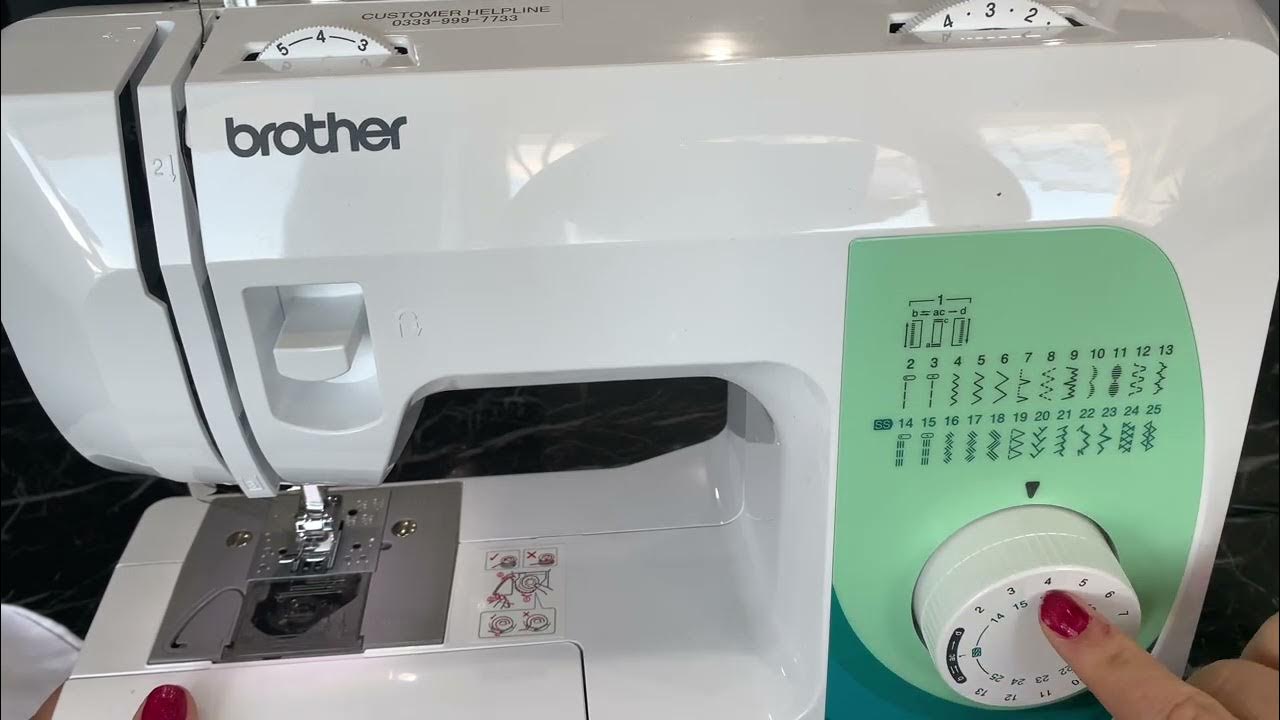 Brother sewing machine Instruction video YouTube